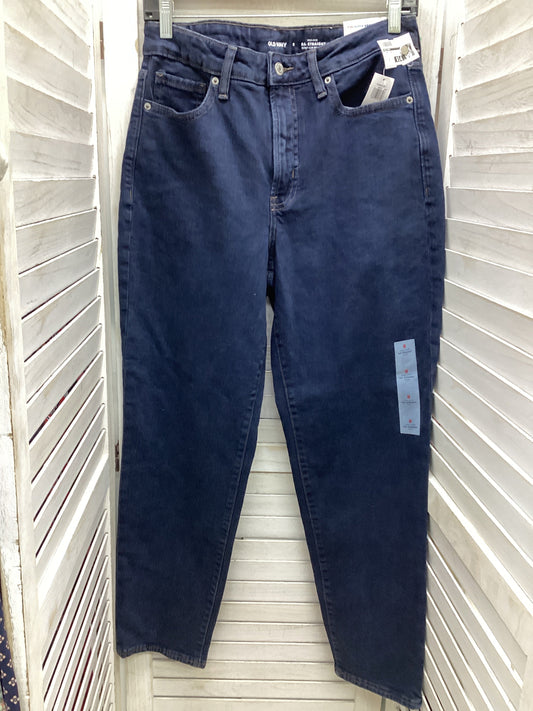 Jeans Straight By Old Navy In Blue Denim, Size: 8