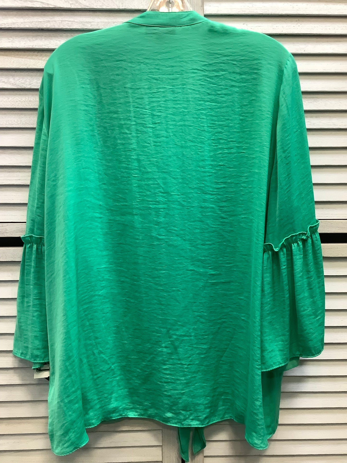 Top Long Sleeve By Alfani In Green, Size: Xl