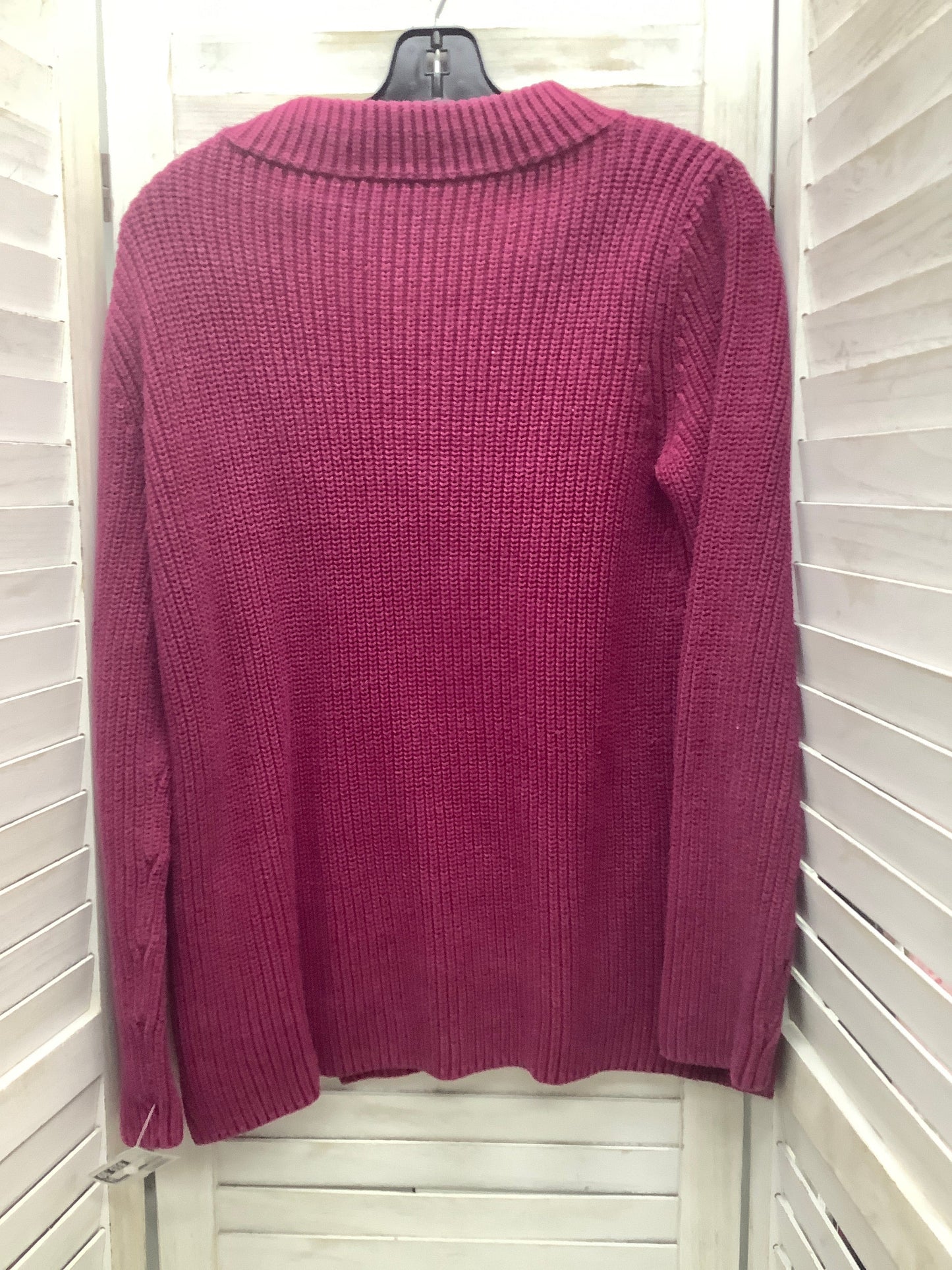 Sweater By Talbots In Purple, Size: M