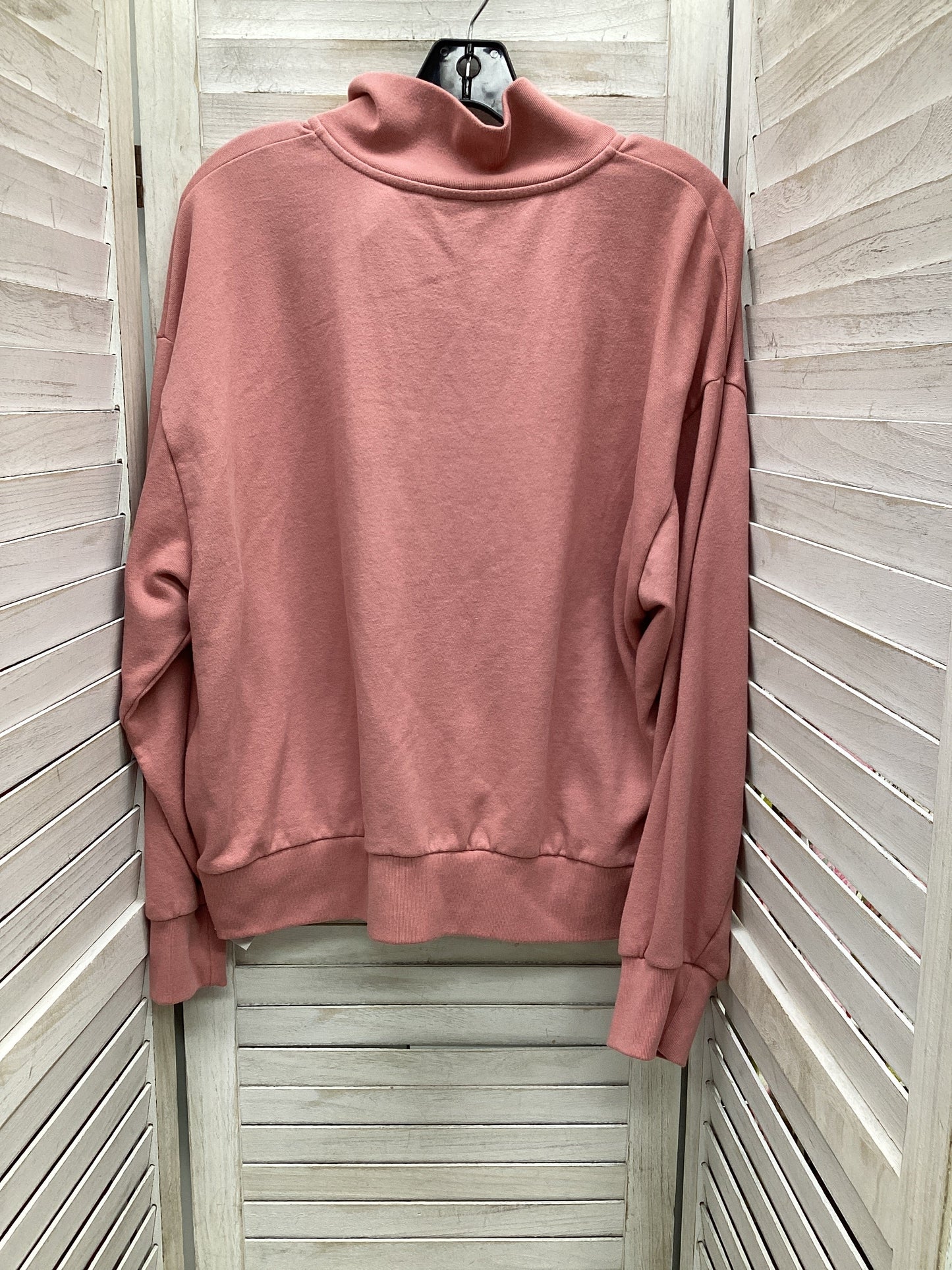 Sweatshirt Collar By Gap In Pink, Size: L