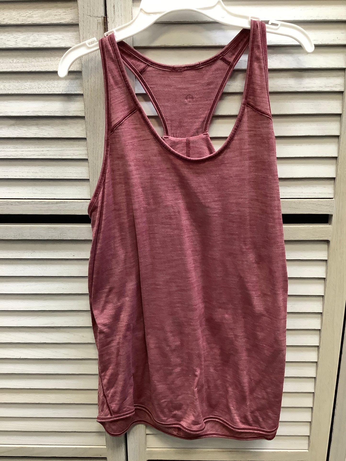 Athletic Tank Top By Lululemon In Pink, Size: M