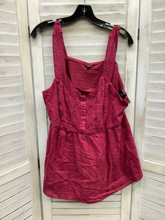 Top Sleeveless By Torrid In Pink, Size: 2x