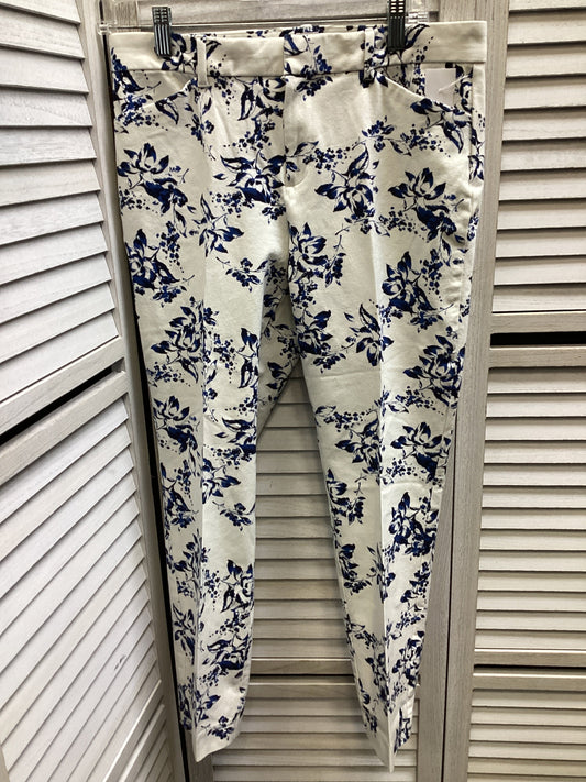 Pants Cropped By Gap In Floral Print, Size: 10