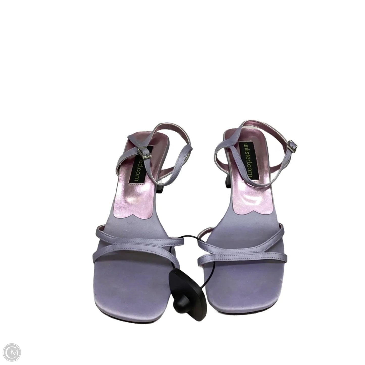Sandals Heels Block By Unlisted In Purple, Size: 7.5