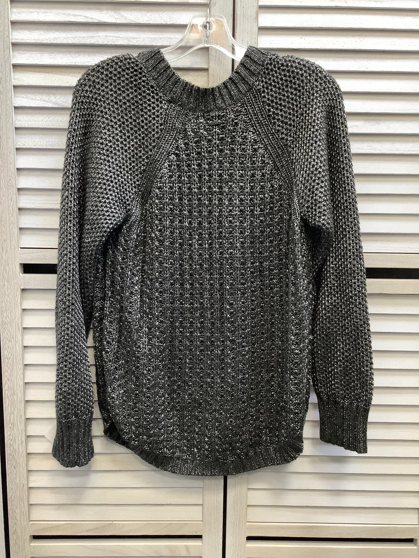 Sweater By Calvin Klein In Grey, Size: Xl