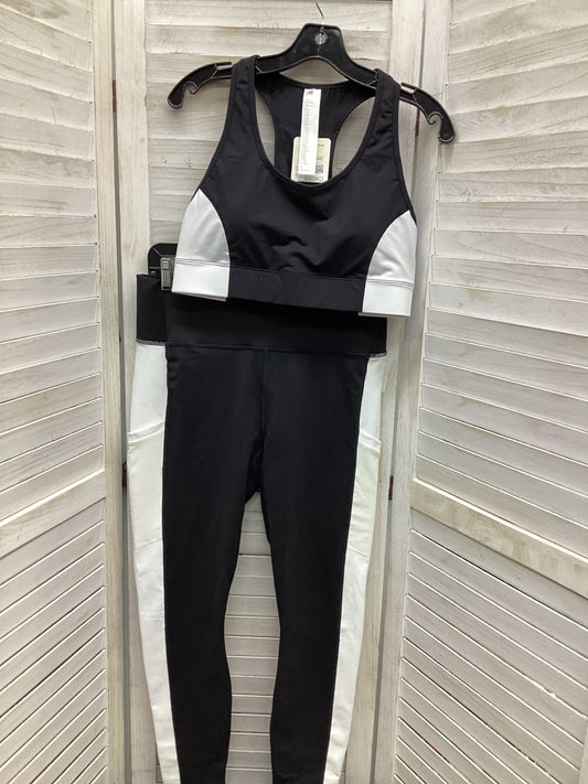 Athletic Pants 2pc By Fabletics In Black & White, Size: Xl