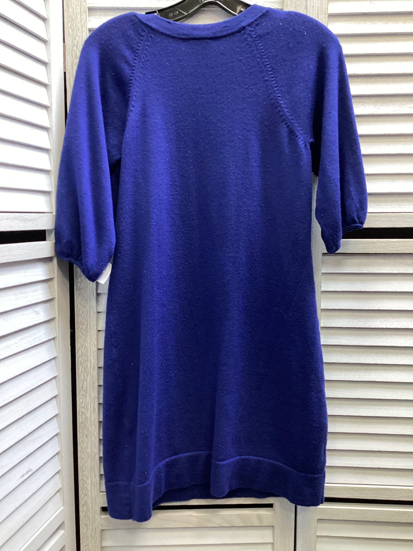 Dress Casual Short By Ann Taylor In Blue, Size: M