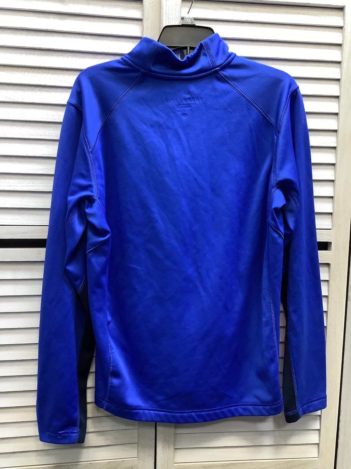 Athletic Jacket By Nike In Blue, Size: M