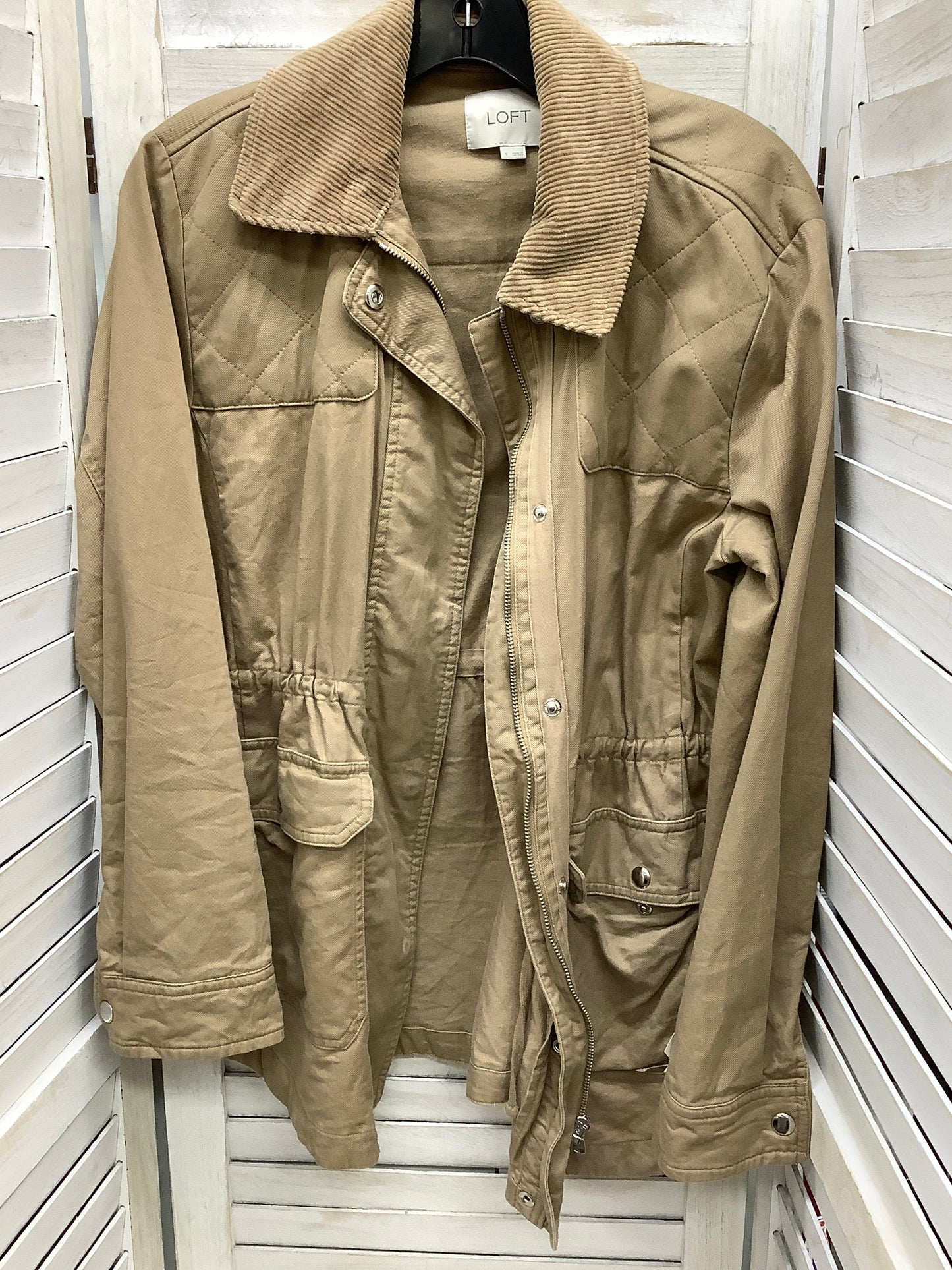 Jacket Other By Loft In Tan, Size: S