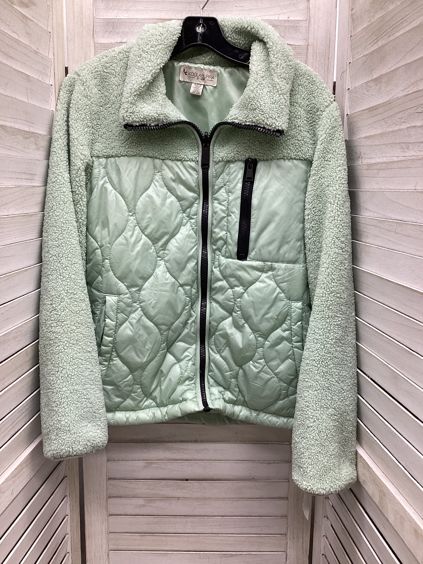 Jacket Puffer & Quilted By Koolaburra By Ugg In Teal, Size: S