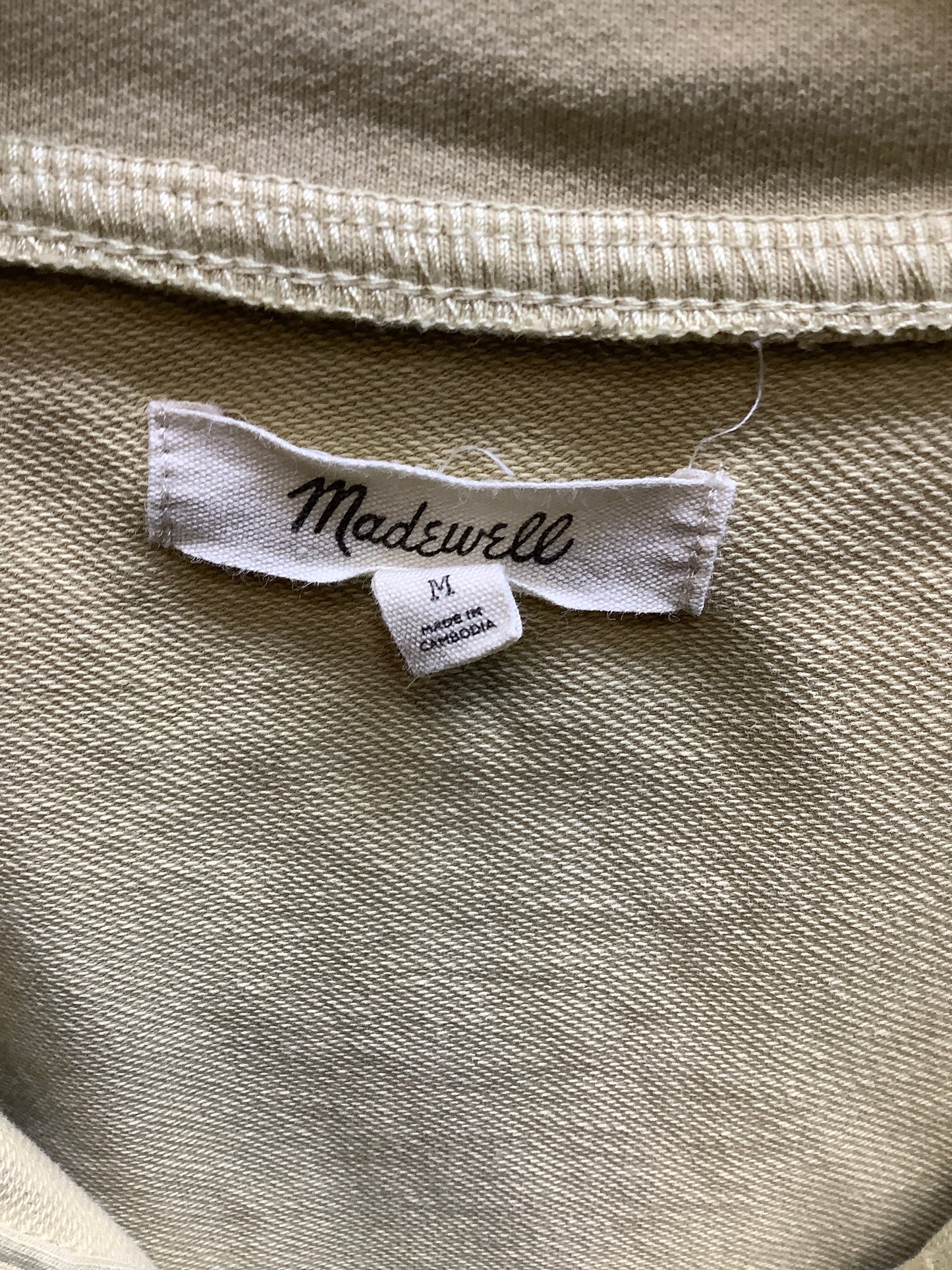 Jacket Other By Madewell In Tan, Size: M