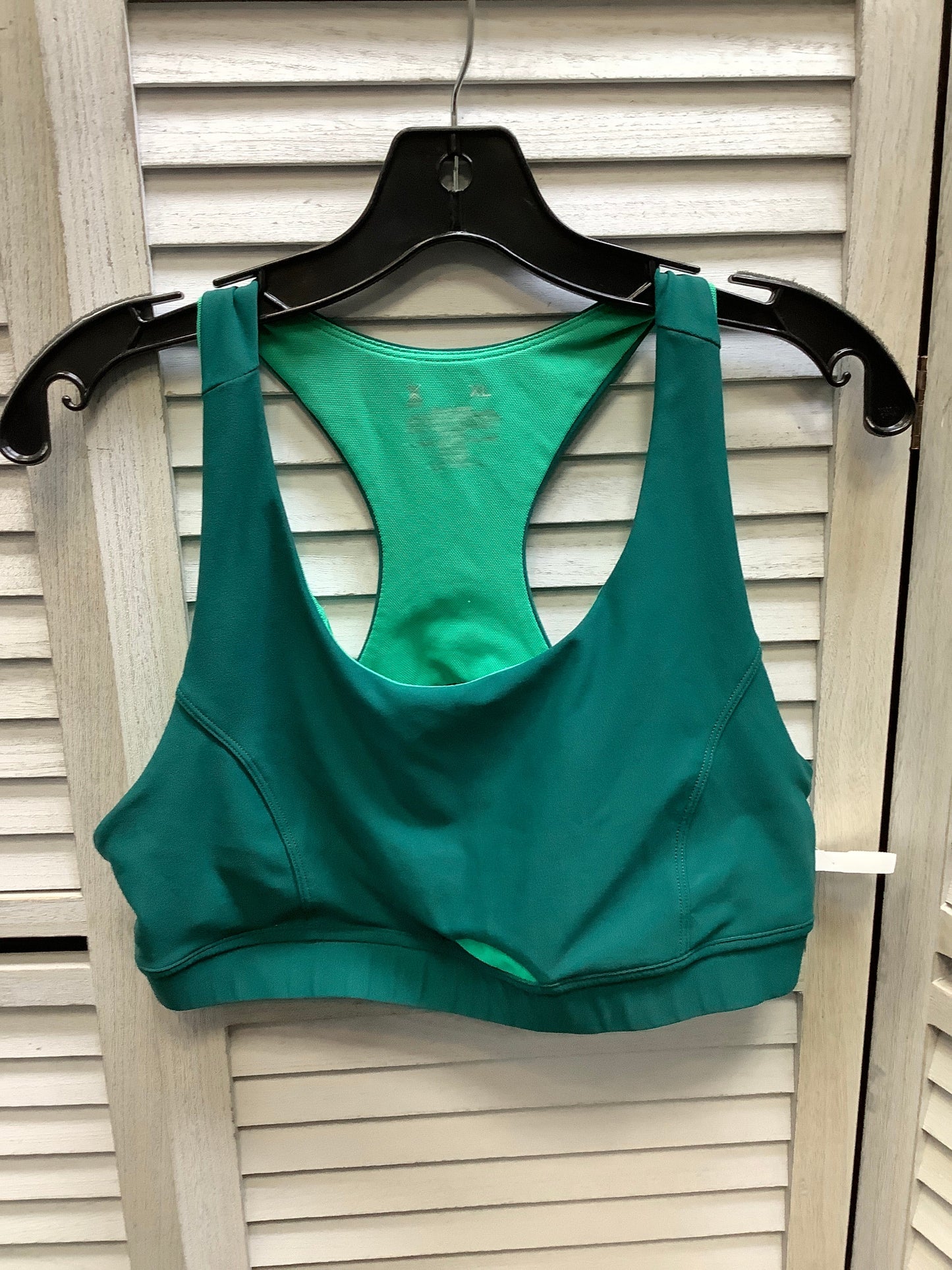 Athletic Bra By Xersion In Green, Size: Xl