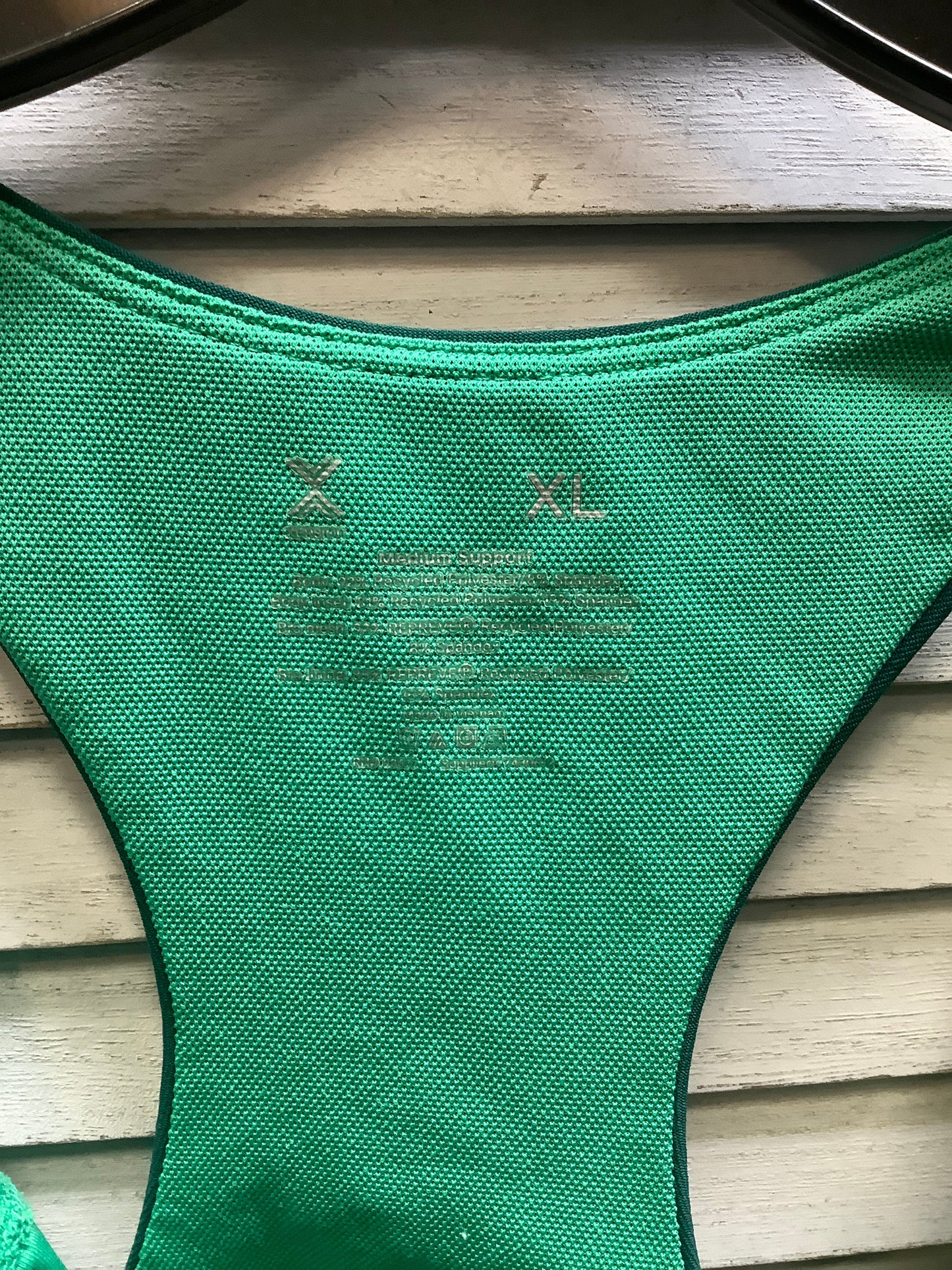 Athletic Bra By Xersion In Green, Size: Xl