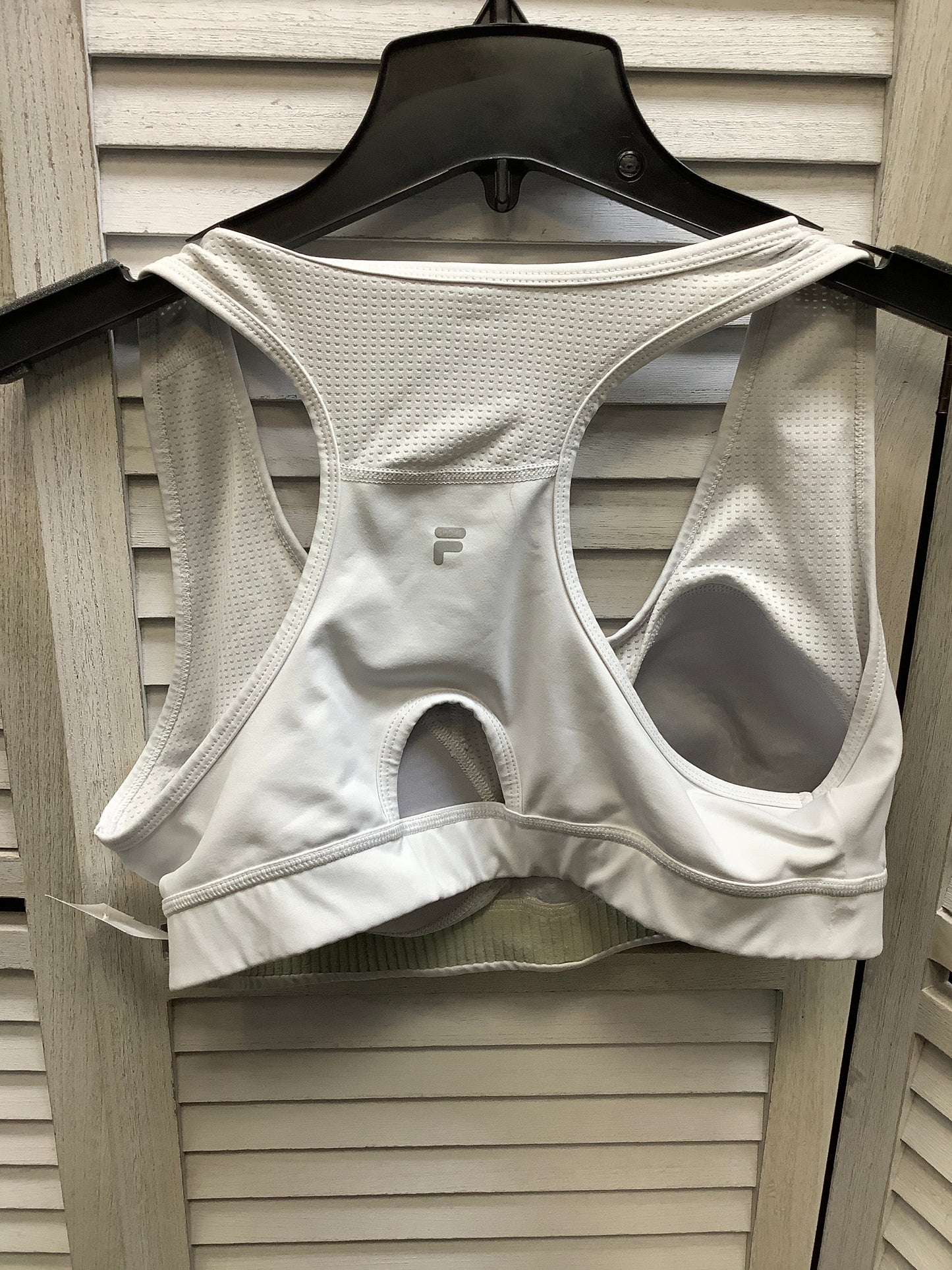 Athletic Bra By Fila In White, Size: 2x