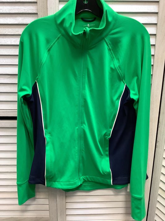 Athletic Jacket By Lou And Grey In Green, Size: M