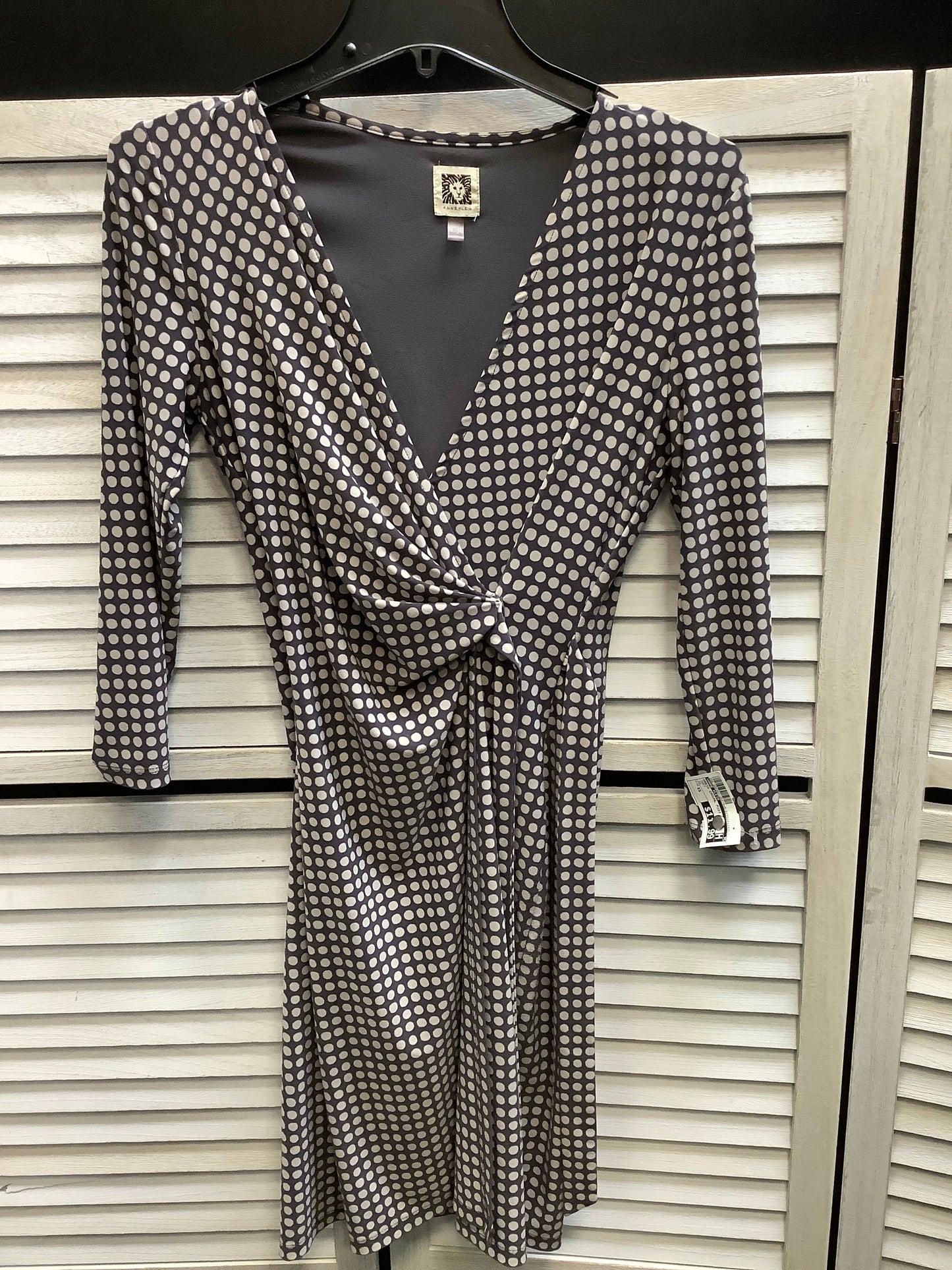 Dress Casual Midi By Anne Klein In Grey, Size: Xs