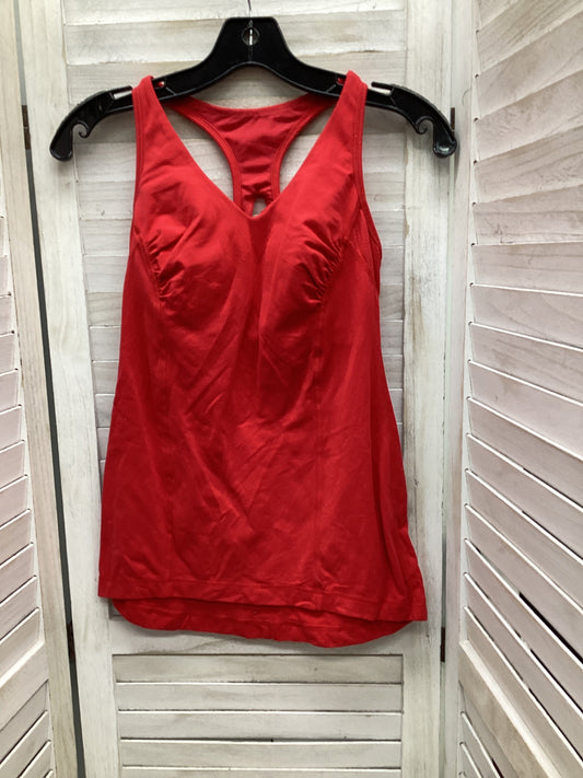 Athletic Tank Top By Lululemon In Red, Size: S