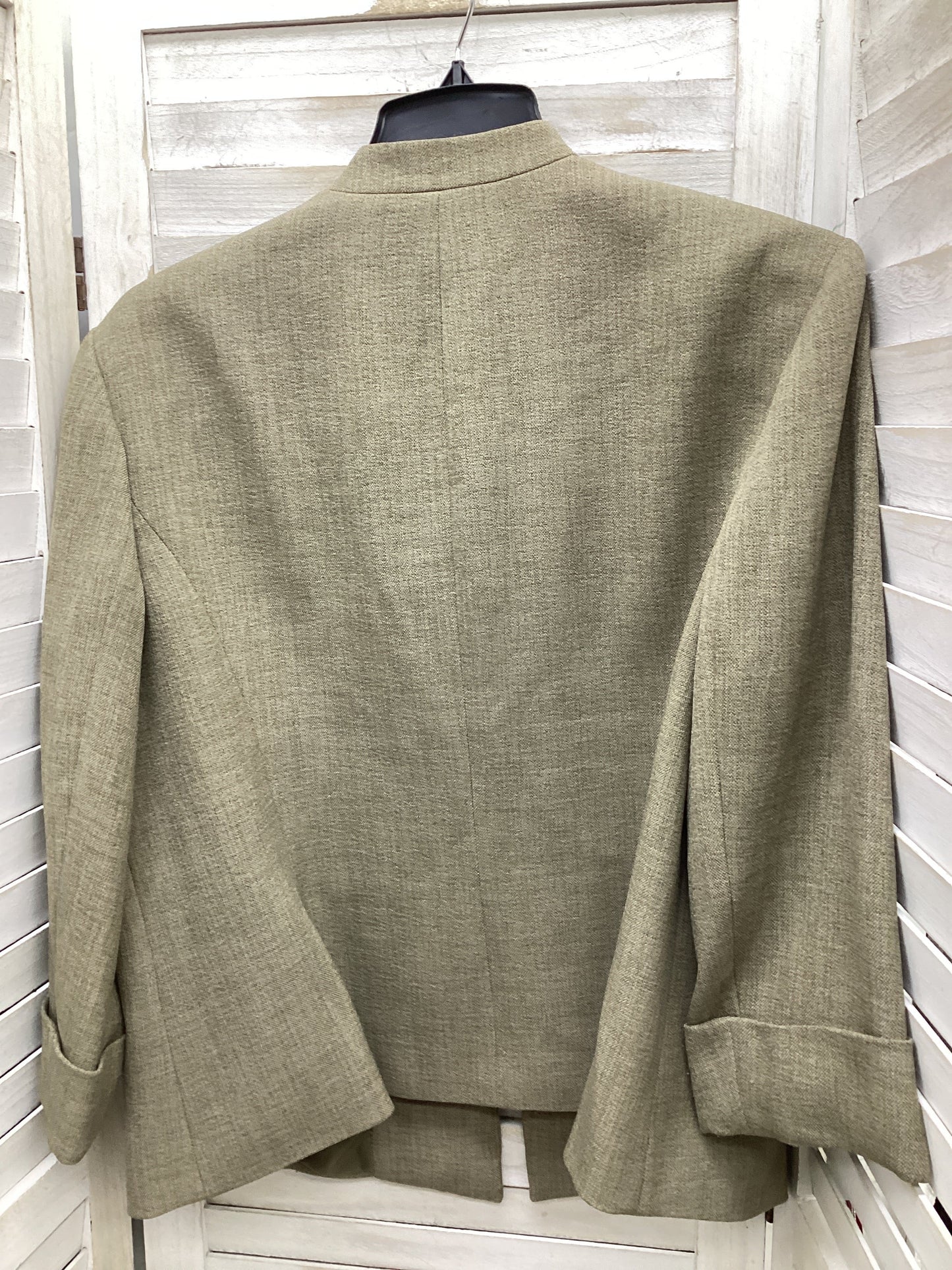 Blazer By Kasper In Tan, Size: 16