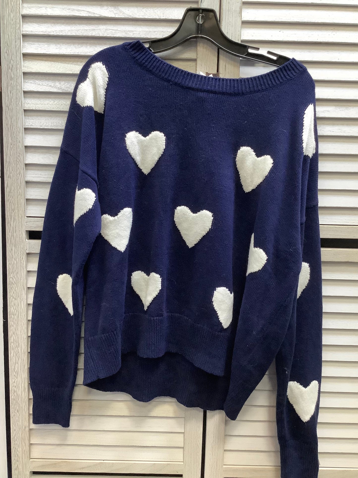 Sweater By Crown And Ivy In Navy, Size: Xl