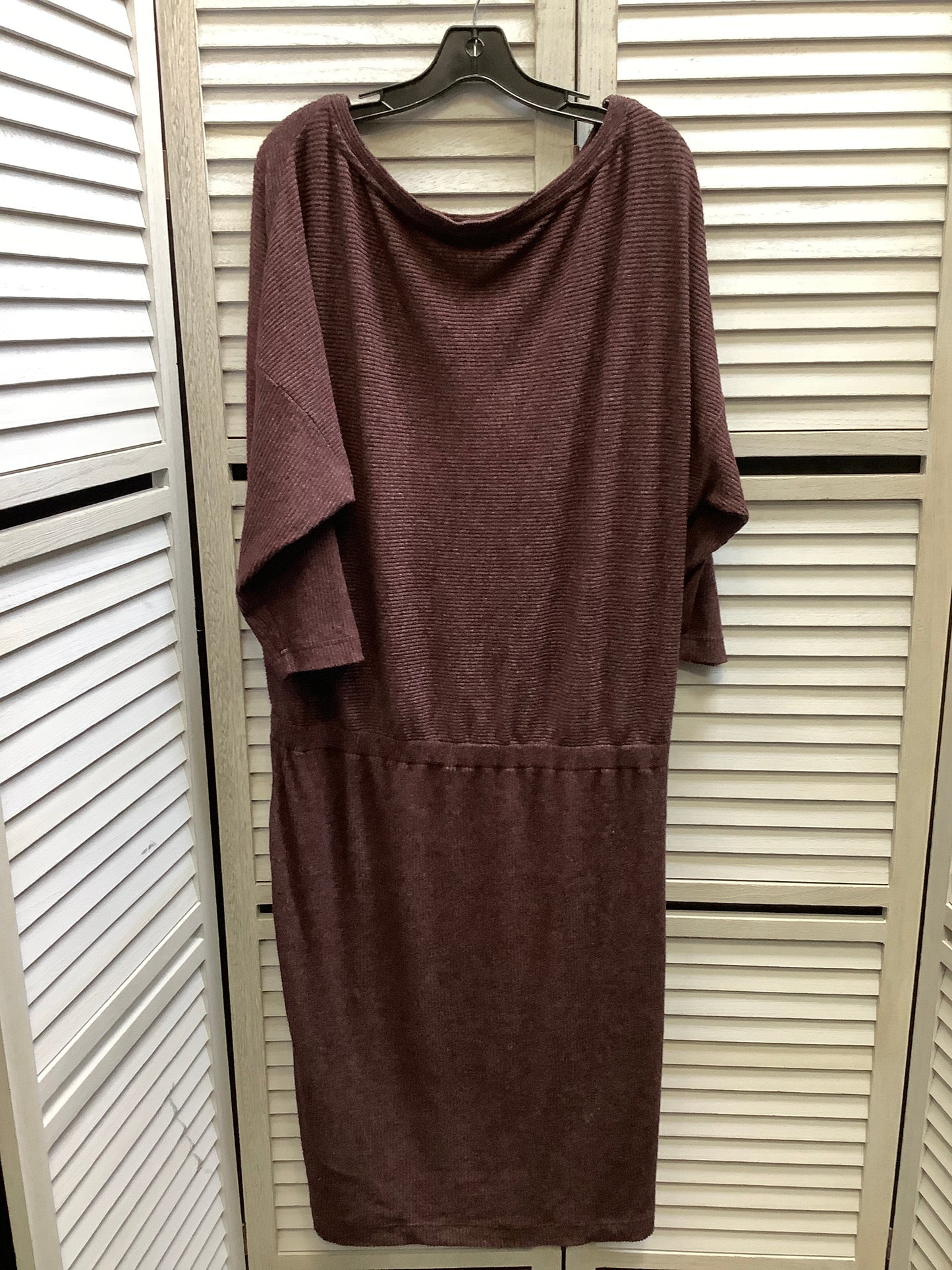 Dress Casual Midi By Banana Republic In Red, Size: Xl