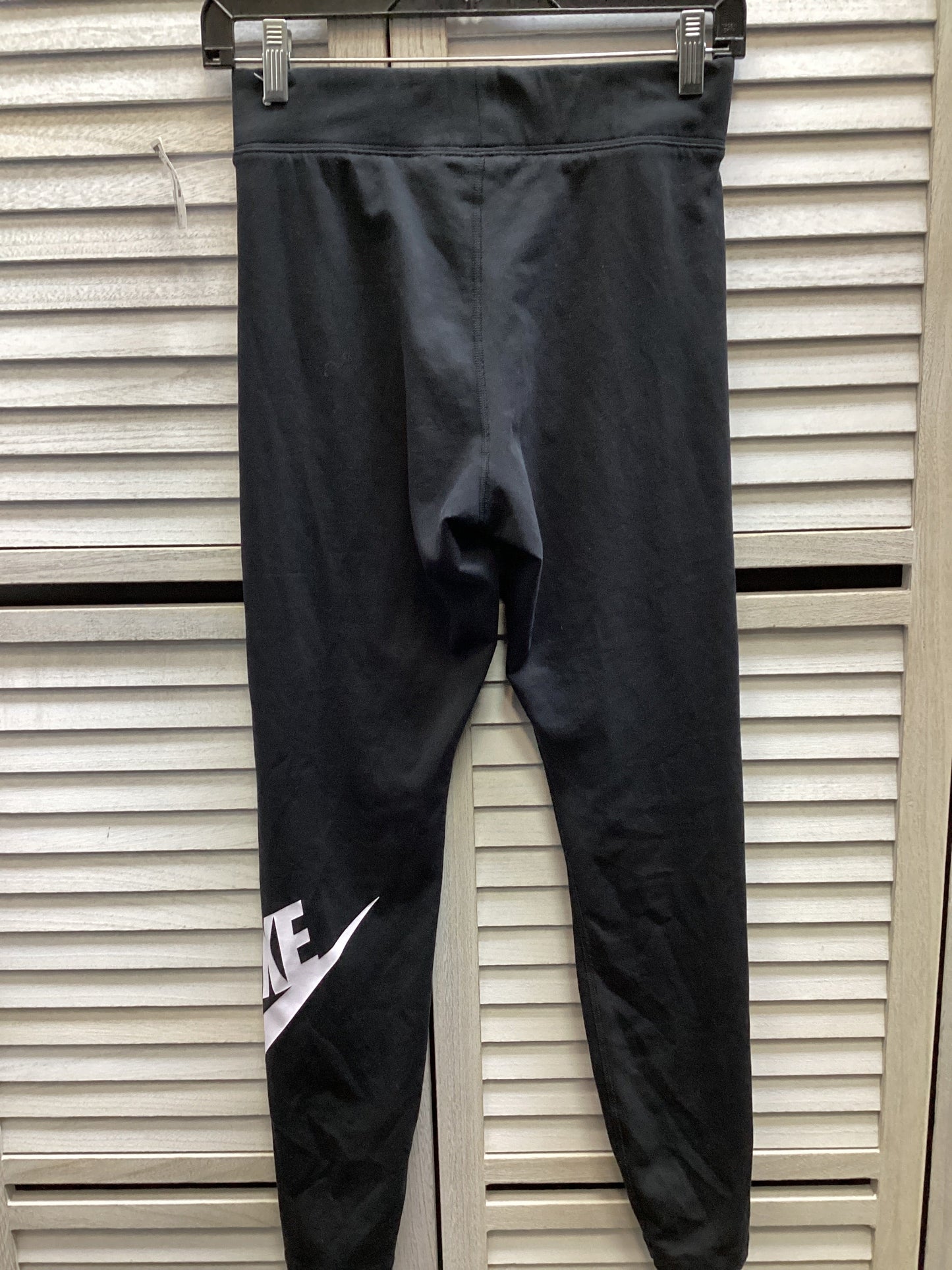 Athletic Leggings By Nike In Black, Size: M