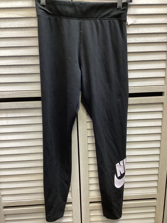 Athletic Leggings By Nike In Black, Size: M