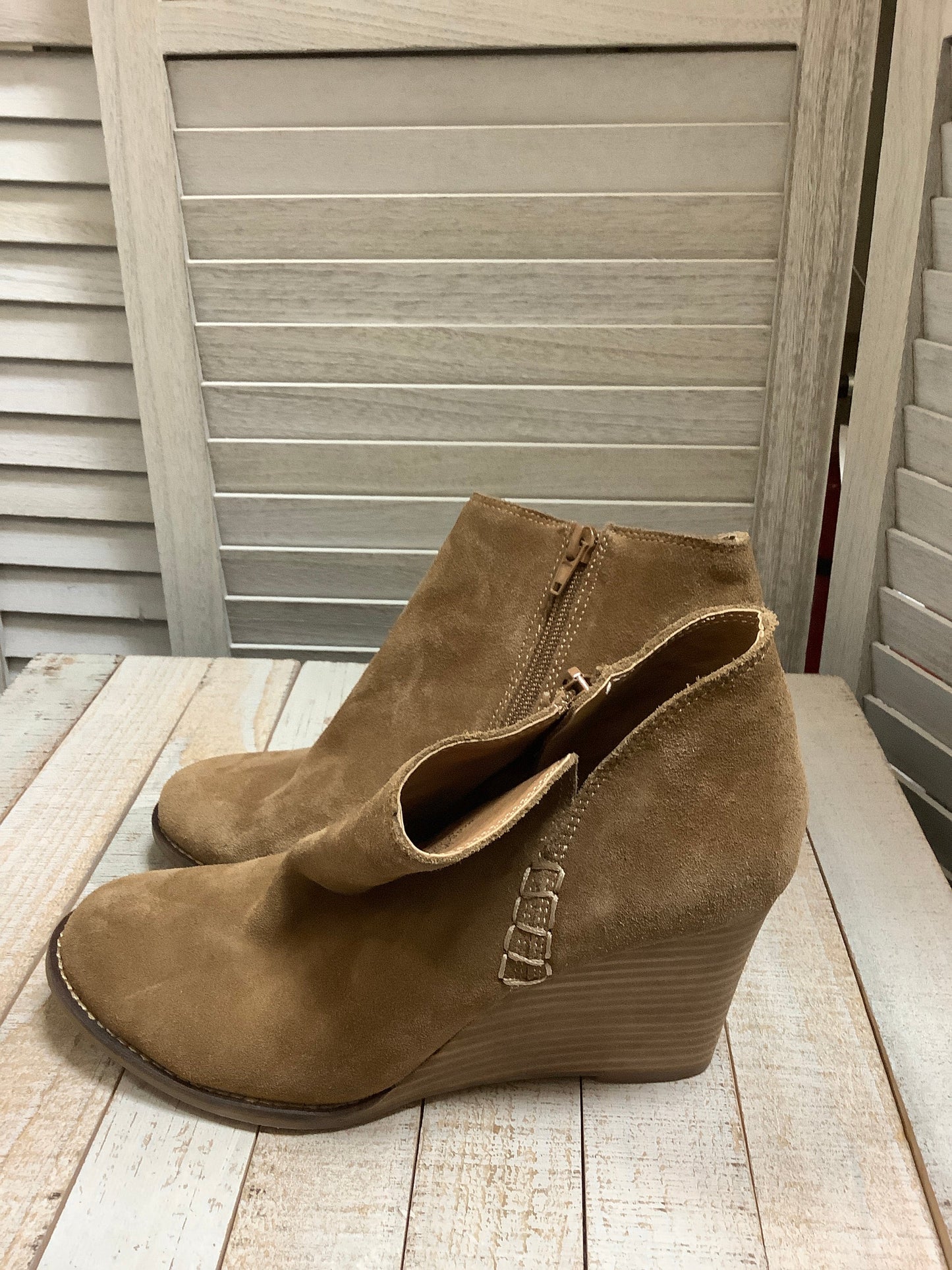 Boots Ankle Heels By Lucky Brand  Size: 8.5