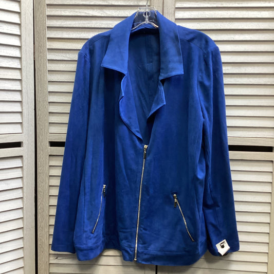 Jacket Other By Chicos In Blue, Size: 2x