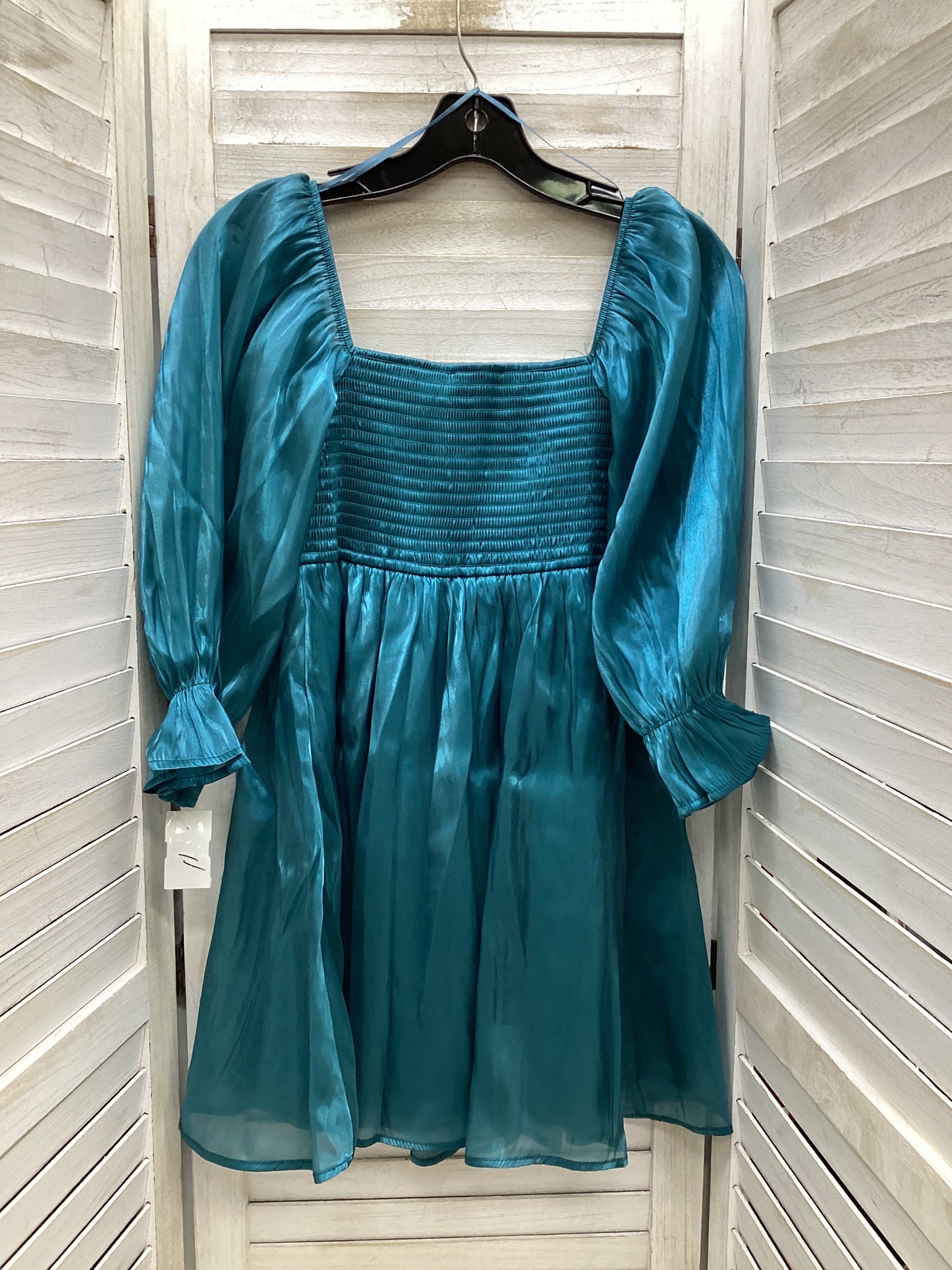 Dress Party Short By Clothes Mentor In Teal, Size: S