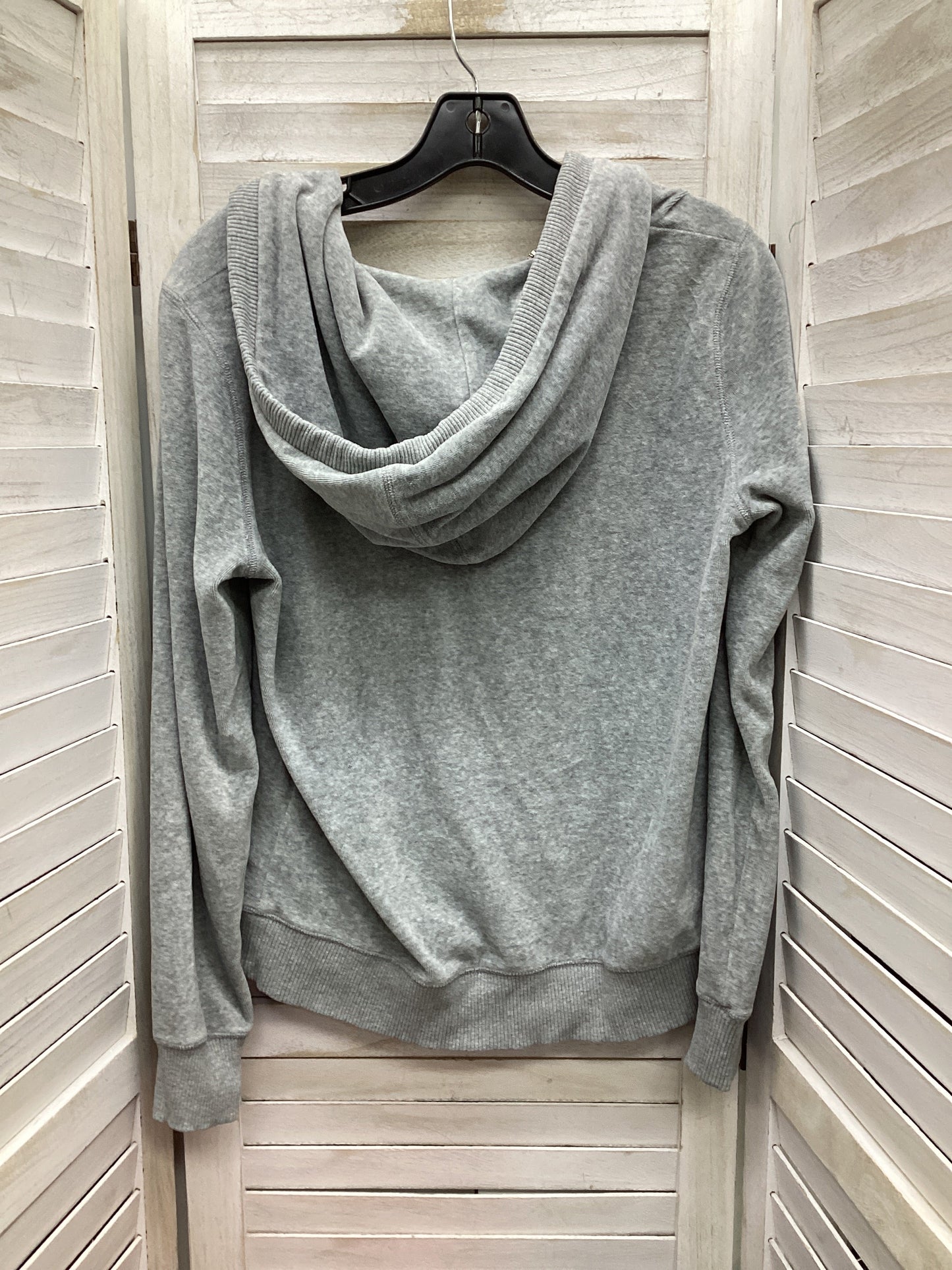 Sweatshirt Hoodie By Michael By Michael Kors In Grey, Size: M