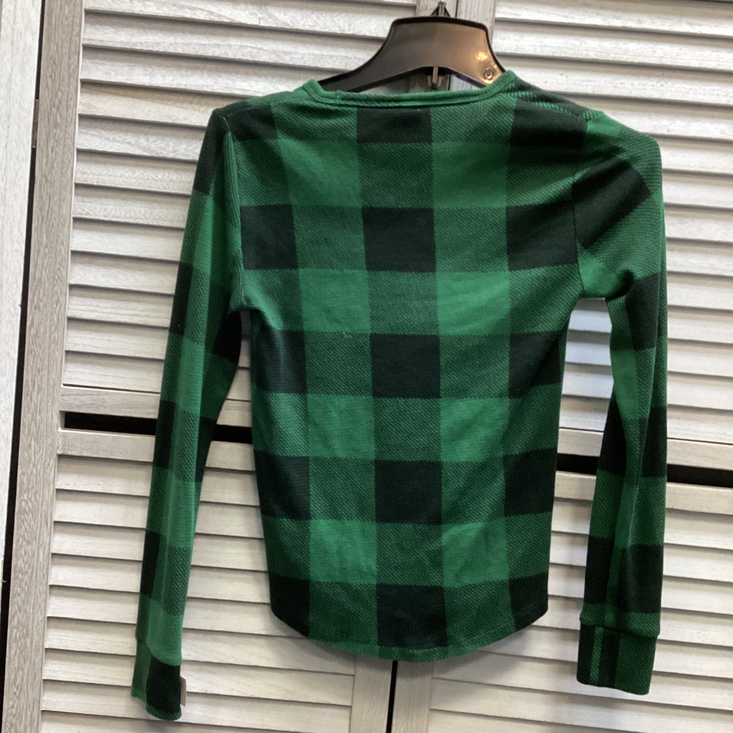 Top Long Sleeve By Pink In Green, Size: Xs