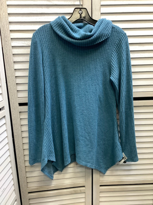 Top Long Sleeve By Sonoma In Teal, Size: S