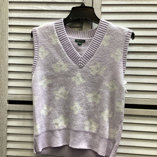 Vest Sweater By Wild Fable In Purple, Size: M