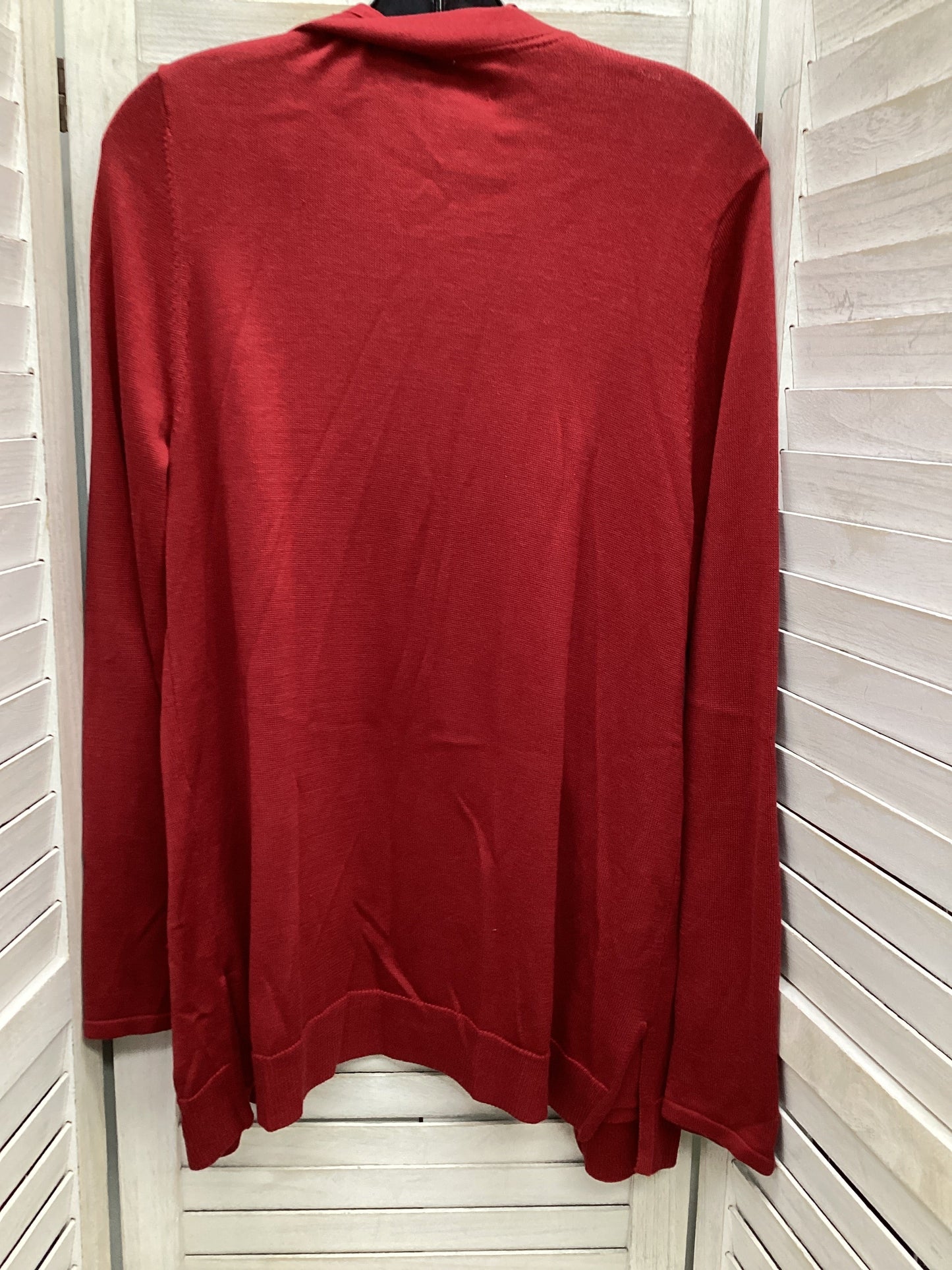 Cardigan By Croft And Barrow In Red, Size: M