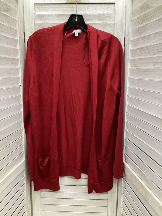 Cardigan By Croft And Barrow In Red, Size: M