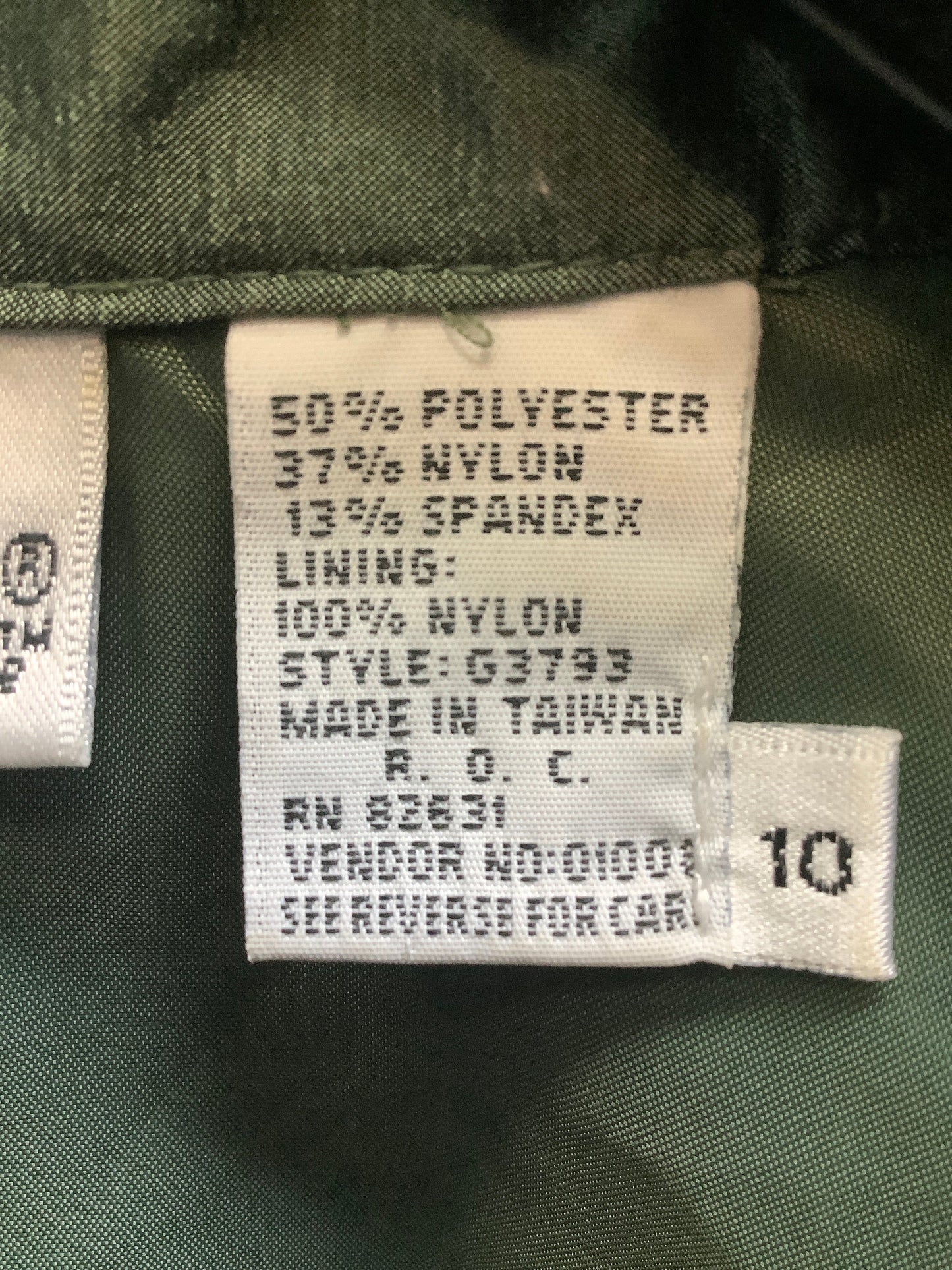 Jacket Other By Newport News In Green, Size: 10