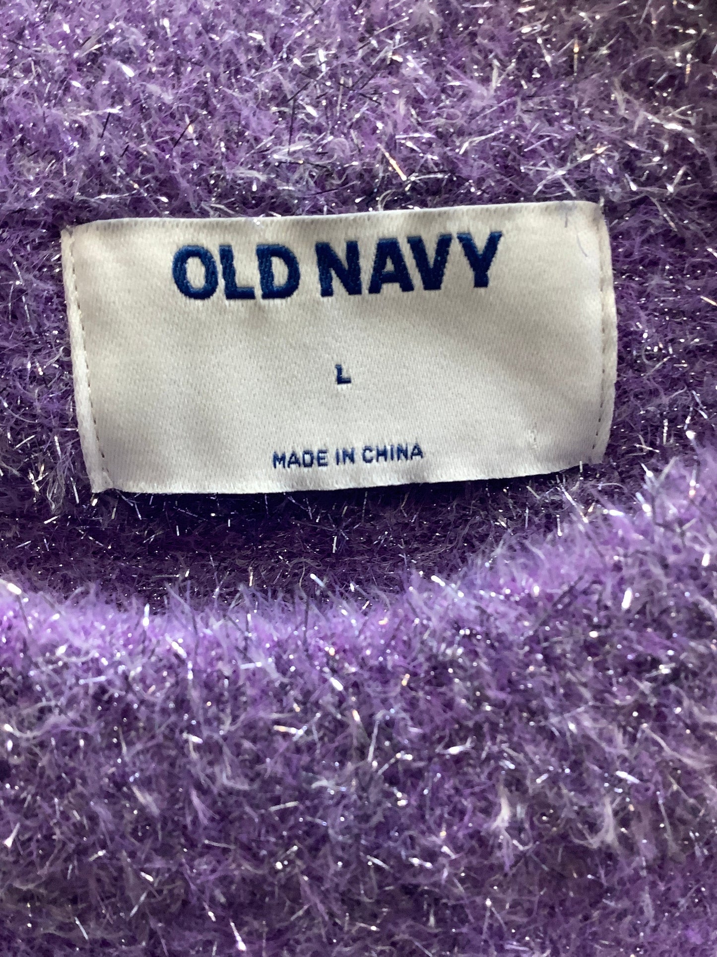 Sweater By Old Navy In Purple, Size: L