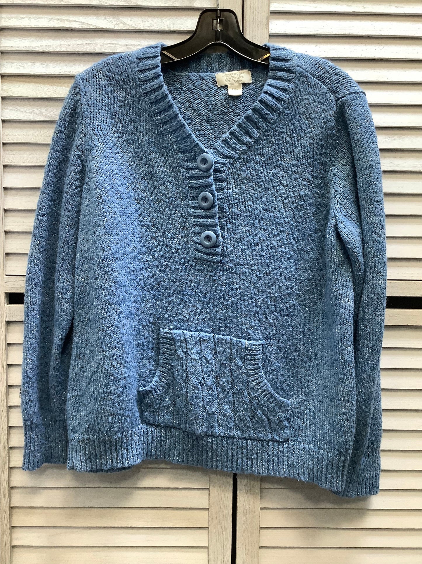 Sweater By Christopher And Banks In Blue, Size: Xl