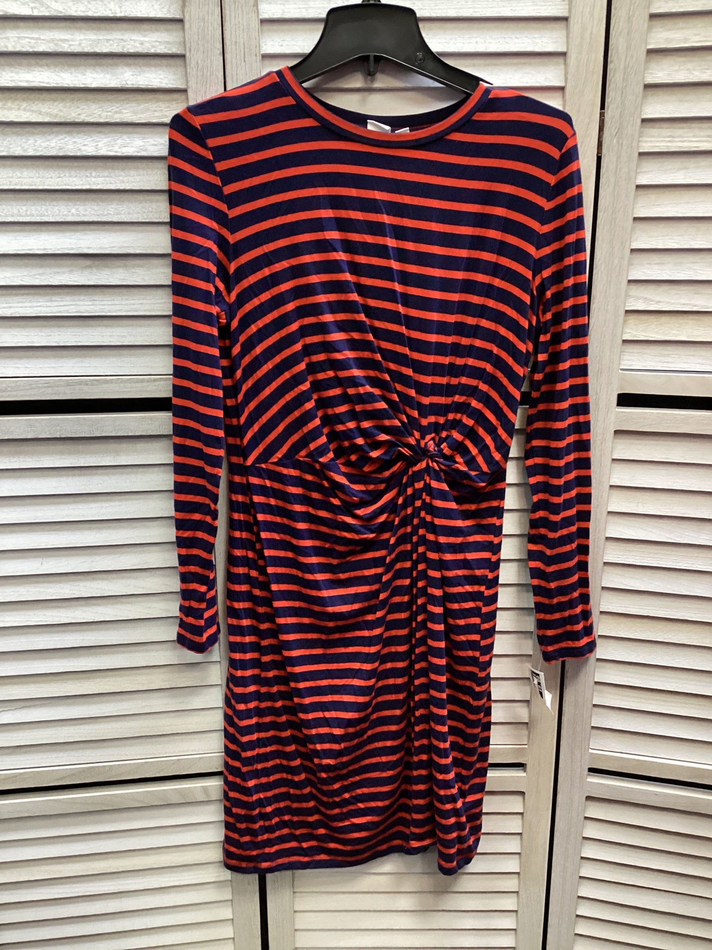 Dress Casual Midi By Gap In Striped Pattern, Size: S