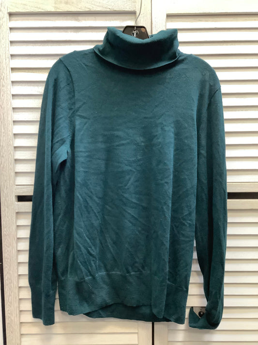 Top Long Sleeve By J. Crew In Teal, Size: Xl