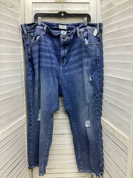 Jeans Straight By Lane Bryant In Blue Denim, Size: 26