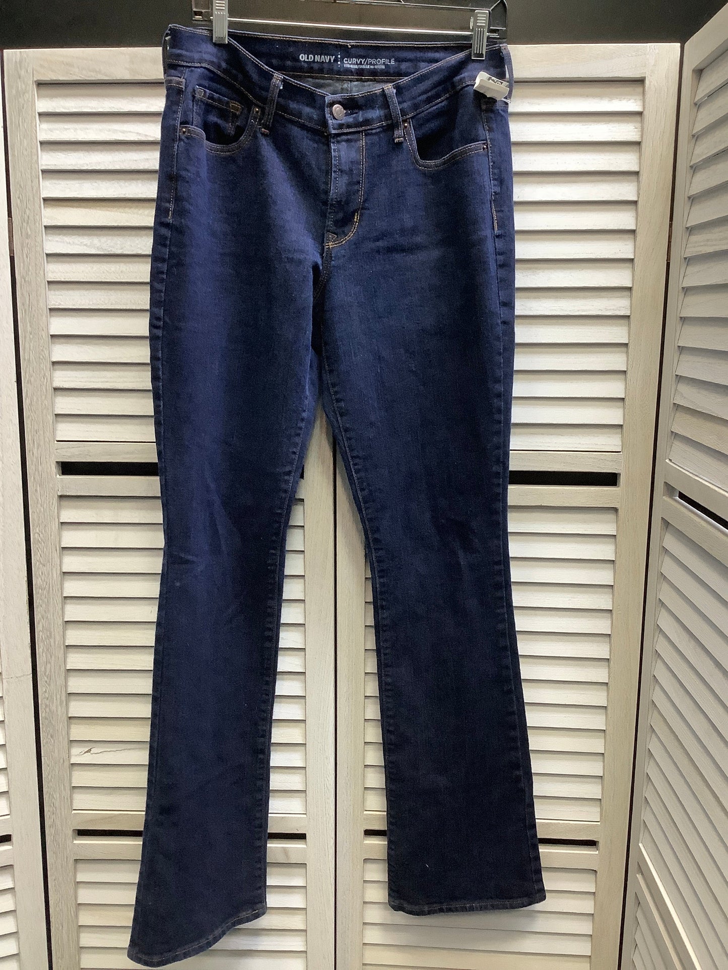 Jeans Straight By Old Navy In Blue Denim, Size: 8