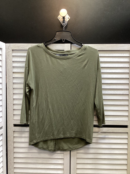 Top Long Sleeve By White House Black Market In Green, Size: Xs