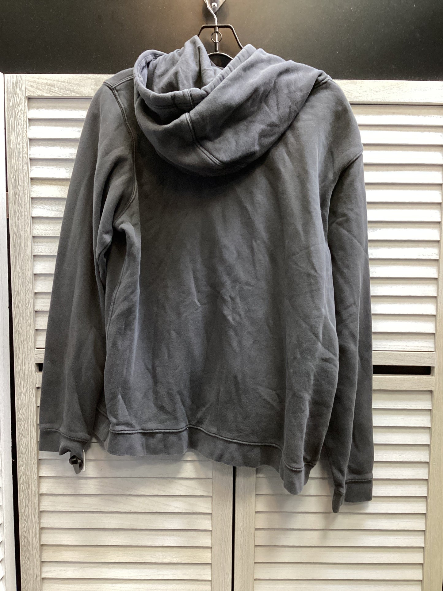 Sweatshirt Hoodie By Nike In Grey, Size: L