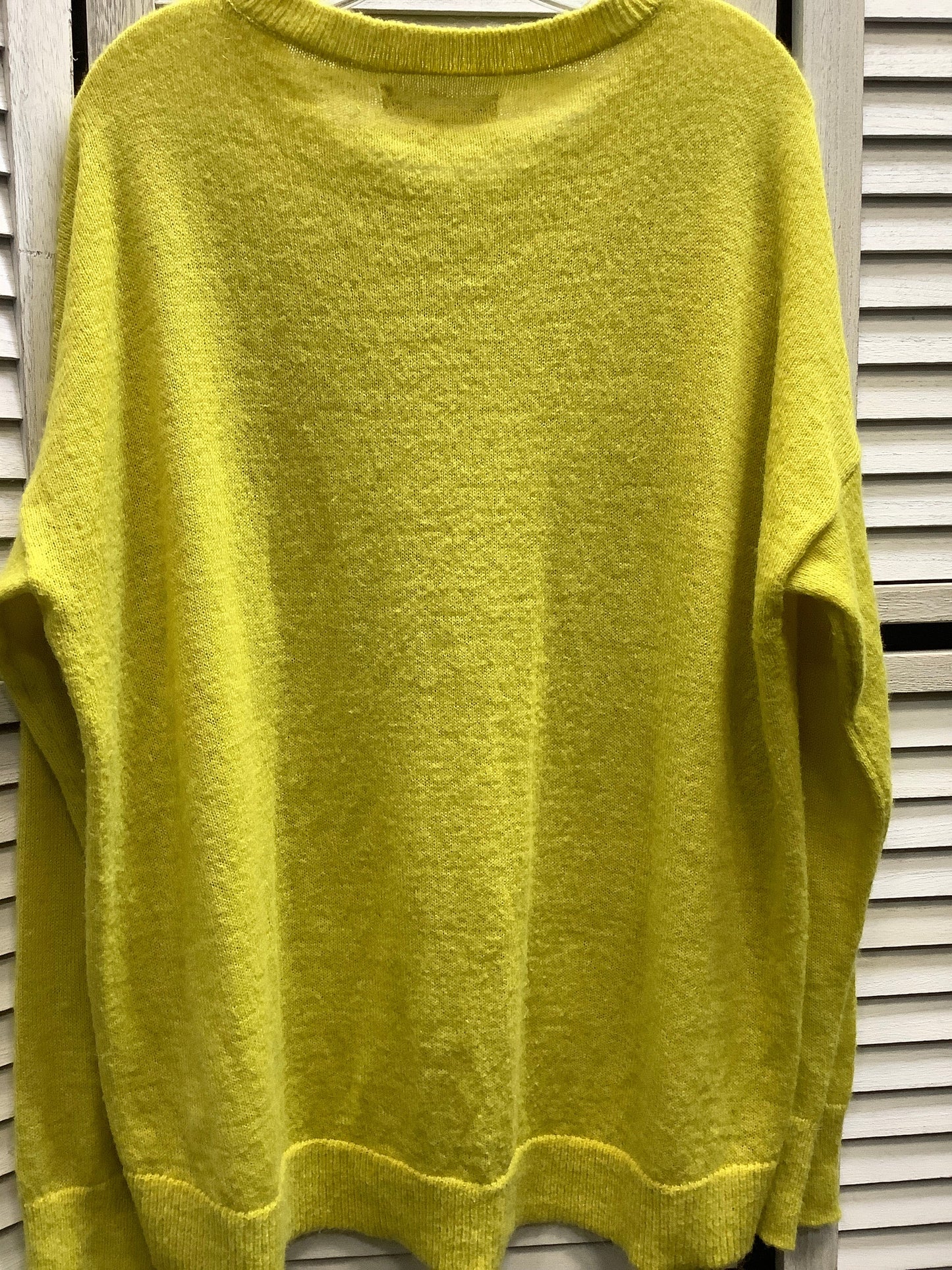 Sweater By Loft In Chartreuse, Size: 2x