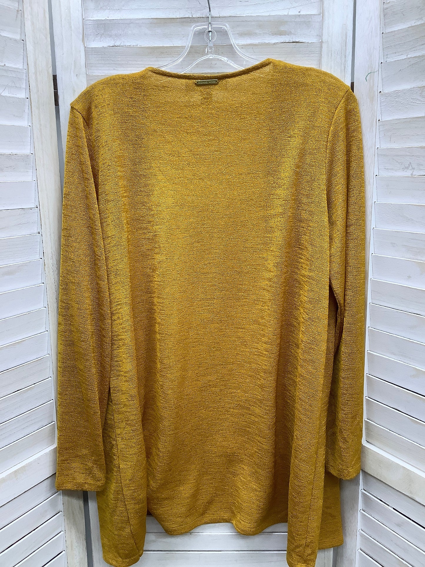 Cardigan By Michael By Michael Kors In Gold, Size: L