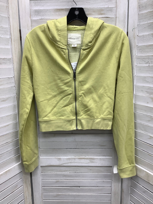 Sweatshirt Hoodie By American Eagle In Yellow, Size: M