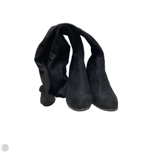 Boots Knee Heels By Unisa In Black, Size: 9