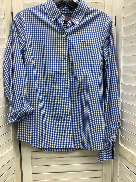 Blue Top Long Sleeve Vineyard Vines, Size Xs