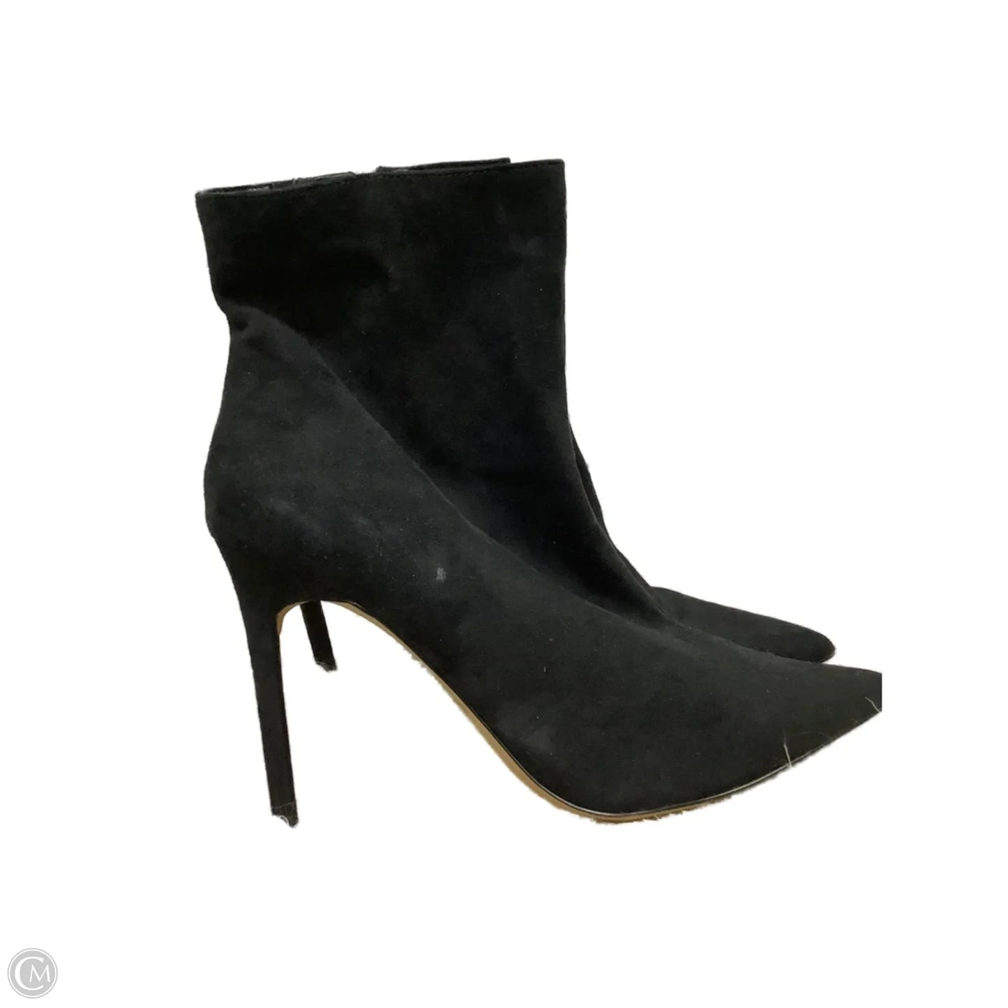 Boots Ankle Heels By Express In Black, Size: 10